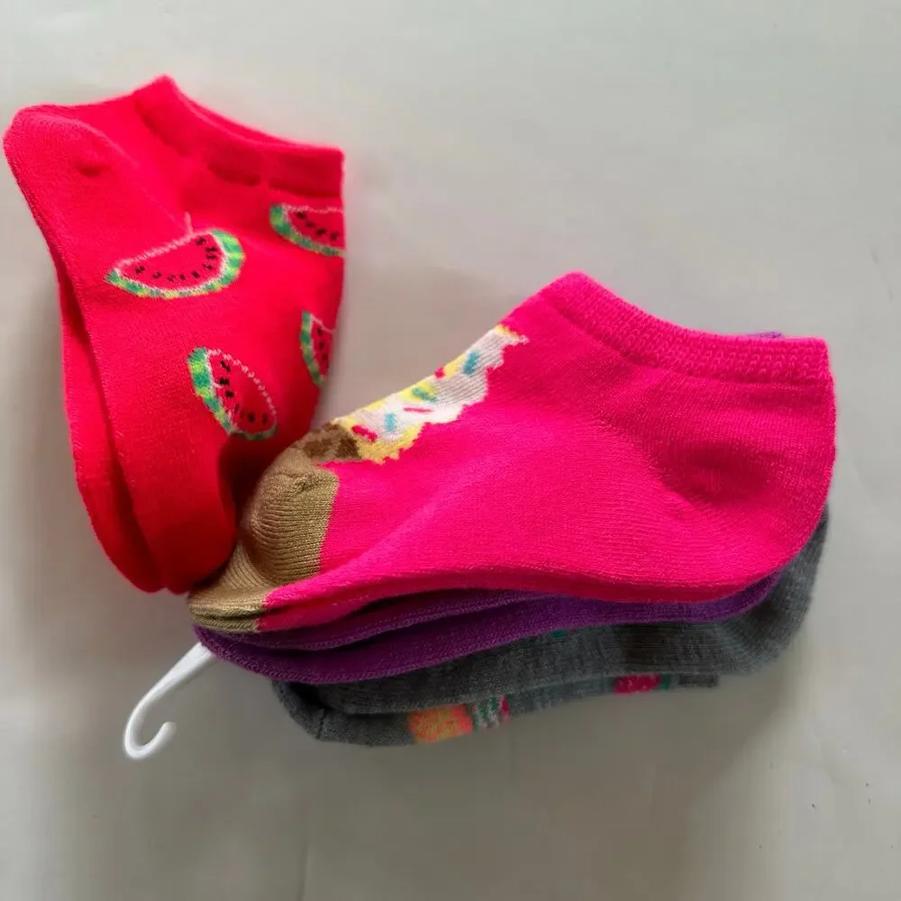 Glow in the Dark Printed Socks - 4 Pairs Bundle